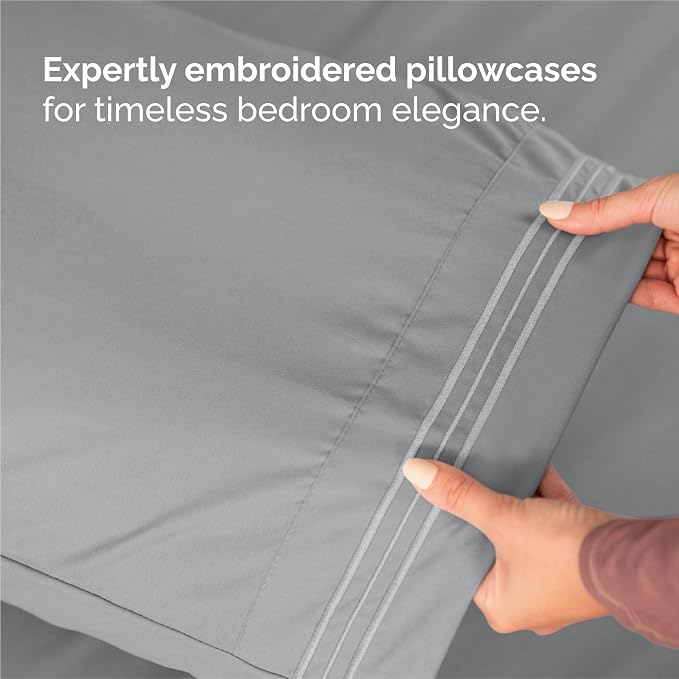 King Size 4 Piece Sheet Set - Image 6