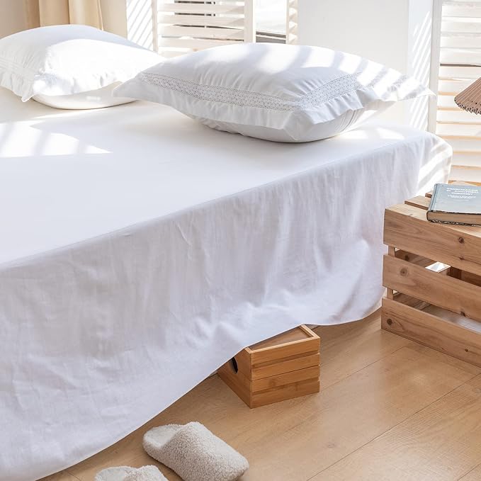 BISELINA French Linen Bed Skirt - Image 5