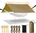 Camping Tarp Tent Portable Multifunctional Bushcraft Backpacking Tear-Resistant by FREEKITE