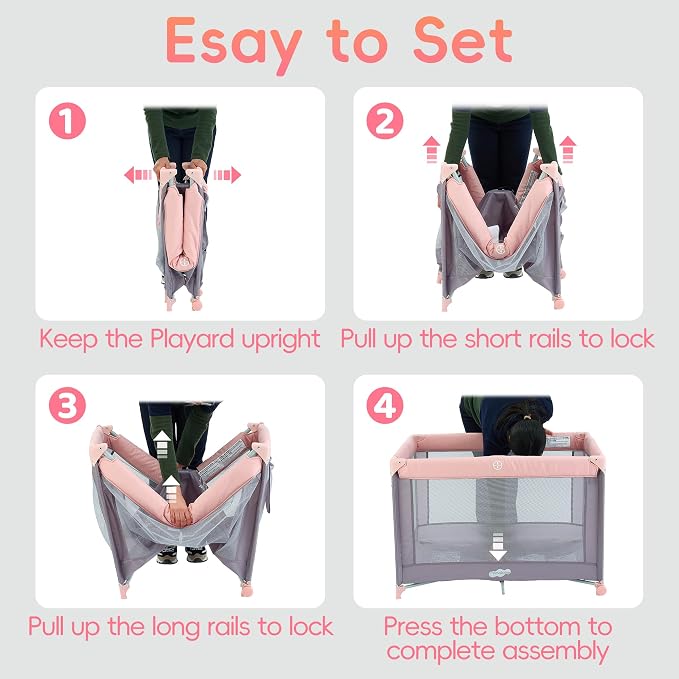 Pamo Babe Pack and Play with Bassinet - Image 6