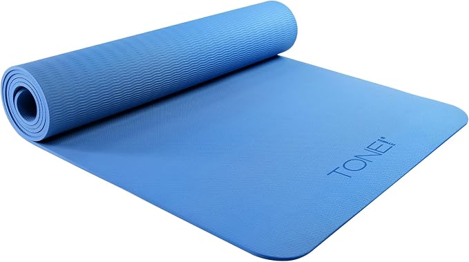 TONE Fitness Yoga Mat 1/4" Thick Non Slip Exercise & Pilates Mat by TONEFitness