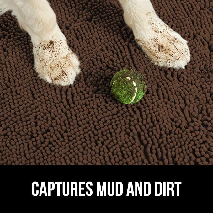 GORILLA GRIP SOAKSTOPPER Dog Door Mat, 36x24 Machine Washable Rug Absorbent - Image 4