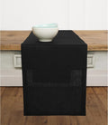 Solino Home Linen Black Table Runner 60 Inches by SolinoHome