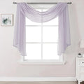 DONREN Lilac Semi Sheer Luxury Scarf by DONREN