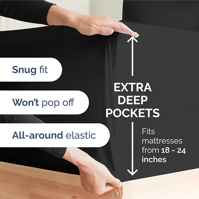 Extra Deep Pocket Twin XL Sheets - Image 4