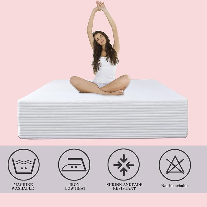 Queen Bed Skirt-Box Spring Cover - Image 5