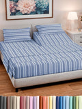 Split Head King Sheet Set – 4 Piece Flex Split Top King Sheets by CGKUnlimited