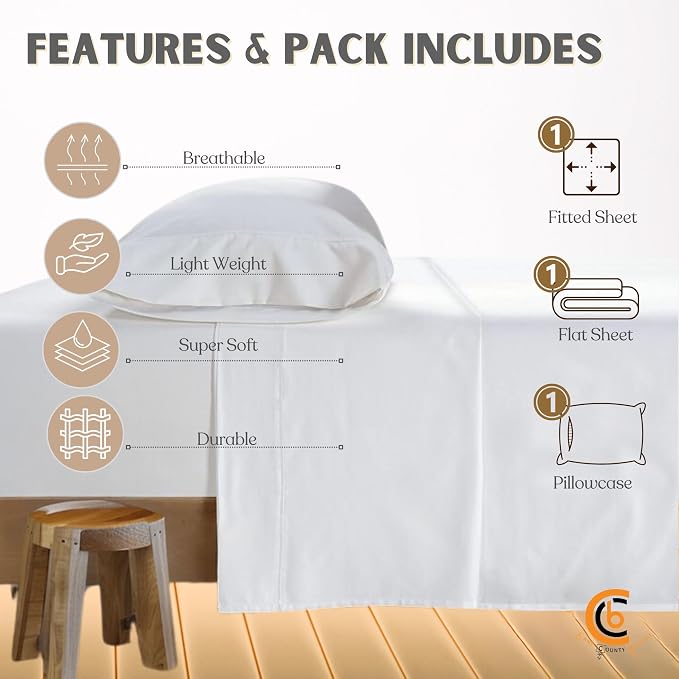 Camping Cot Sheets 25" x 75" - Image 4