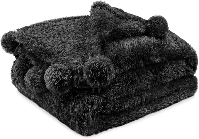 Pavilia Sherpa Throw Blanket by PAVILIA