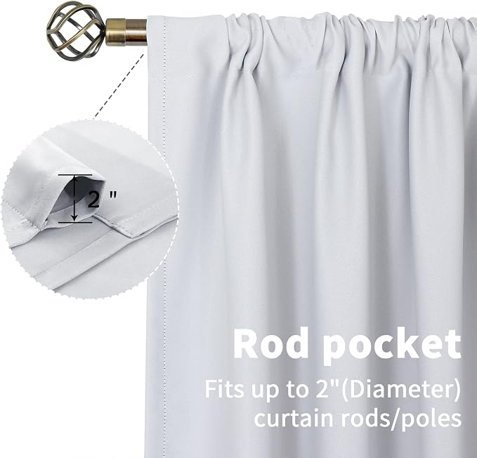 BGment Short Curtains 36 Inches Length - Image 4
