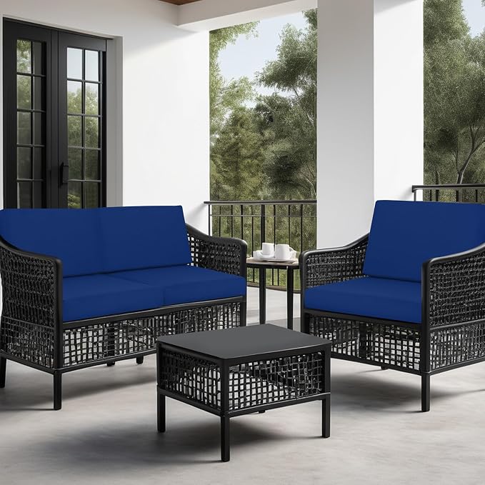 idee-home Outdoor Cushions for Patio Furniture, Outdoor Seat Cushion, - Image 4