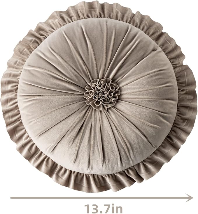 S SSOY Velvet Round Pillow - Image 2