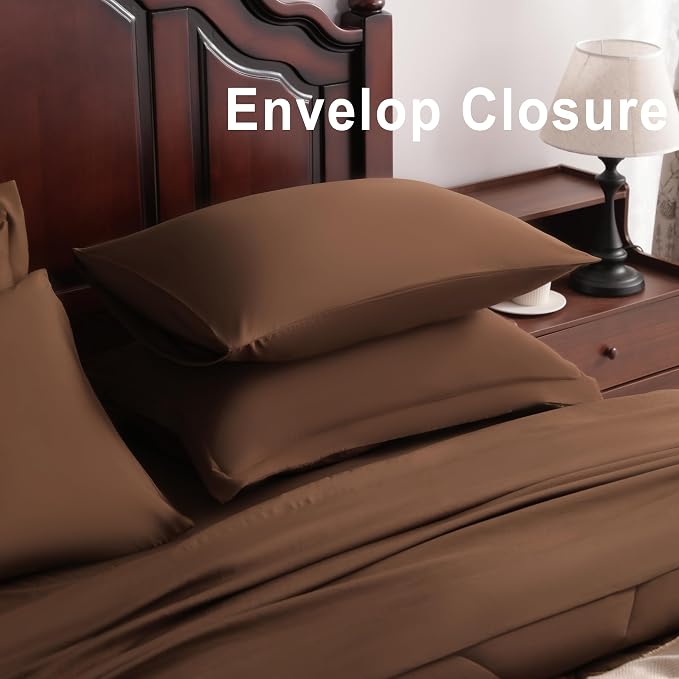 NTBAY King Comforter Set with Sheets, 7 Pieces Soft and Breathable King Bedding - Image 5