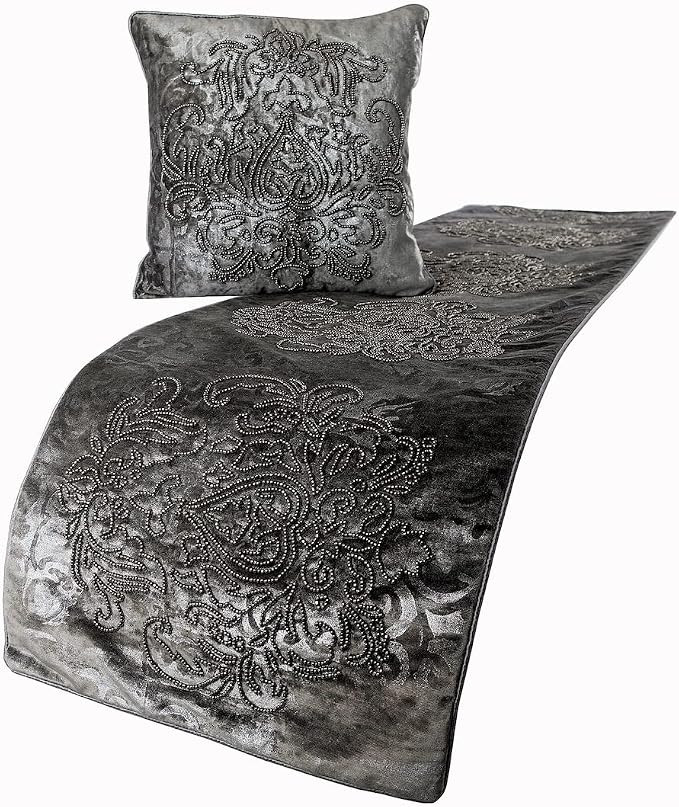 The HomeCentric Decorative Designer Handmade Bed Runner Without Pillow Cover by TheHomeCentric