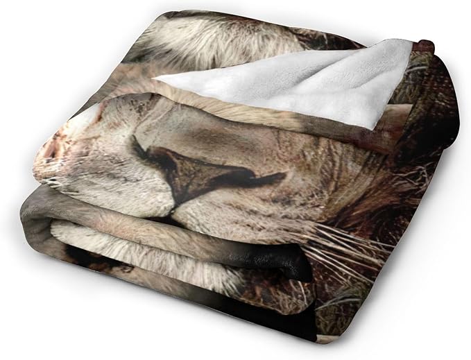 Christian Jesus Lion & Lamb Throw Blanket - Image 4