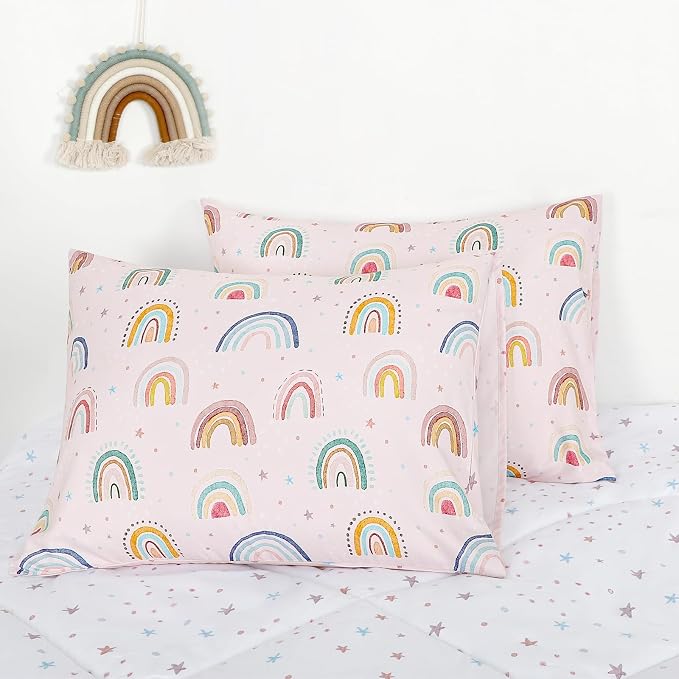 Twin Size Toddler Bedding Set for Girls 5 Piece Toddler Girl Bedding, Super - Image 7