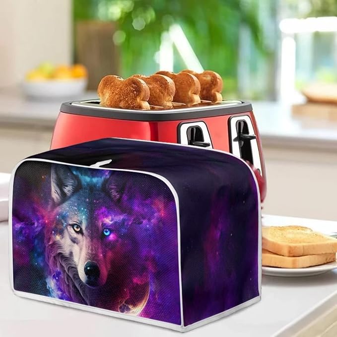 ZFRXIGN Galaxy Wolf Toaster Cover 2 Slice Toaster Bag Toaster Oven Cover Stain - Image 3