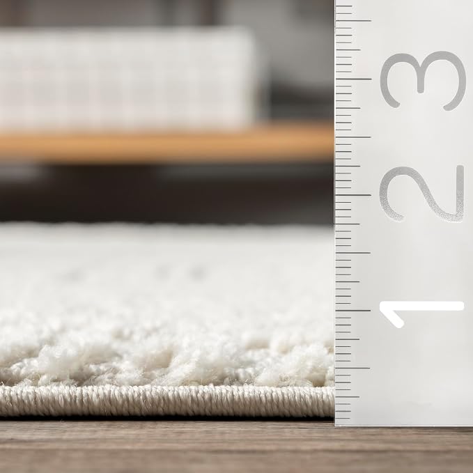 nuLOOM Kerry Cream, Soft and Cozy, High Traffic, Stain Resistant, Easy Clean - Image 2