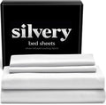Silvery Silver Infused Bed Sheets Set by Silvery