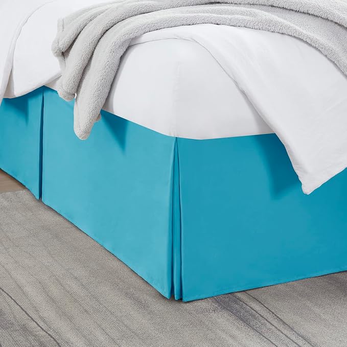 Nestl Beach Blue Twin XL Bed Skirt by Nestl