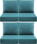 Luxury 6" Outdoor Cushions for Patio Furniture, Fade Resistant Couch Chair by Pugire