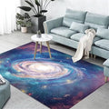 3D Blue Purple Galaxy Rugs for Bedroom Living Room 5x8 ft Soft Kitchen Floor by Home