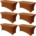Obstal 6 Pack Stretch Spandex Table Covers by Obstal