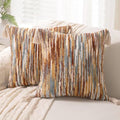 Boho Throw Pillow Covers 18x18 Set of 2 Woven Tufted Farmhouse Pillows Cover by Unknown