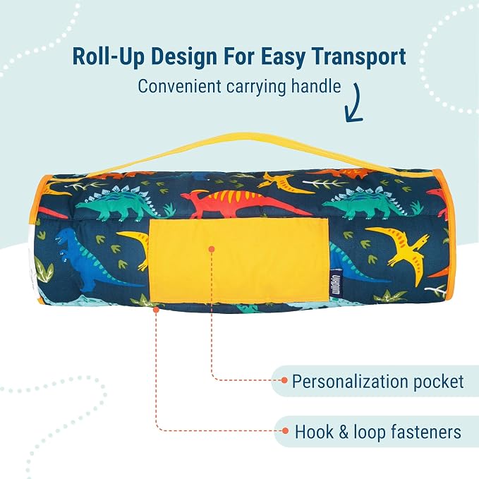 Wildkin 43-inch Kids Nap Mat – Soft Microfiber Toddler Sleeping Mat - Image 3