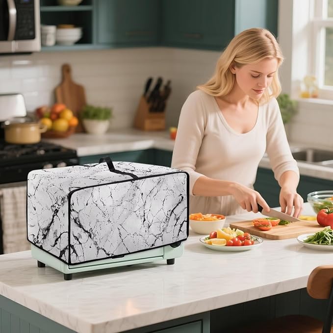 Toaster Oven Dust Cover with Pockets, Stain-resistant Kitchen Electrical - Image 7