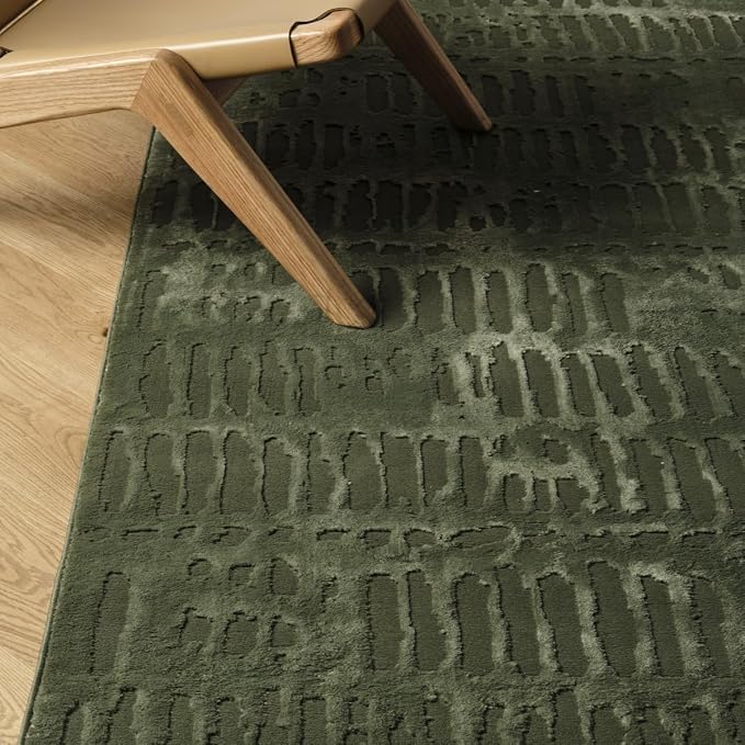 Revival Rugs Shell 10'6" x 14'3" Washable Area Rug by RevivalRugs