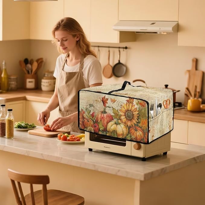 Toaster Oven Dust Cover Small Kitchen Appliance Cover - Image 3