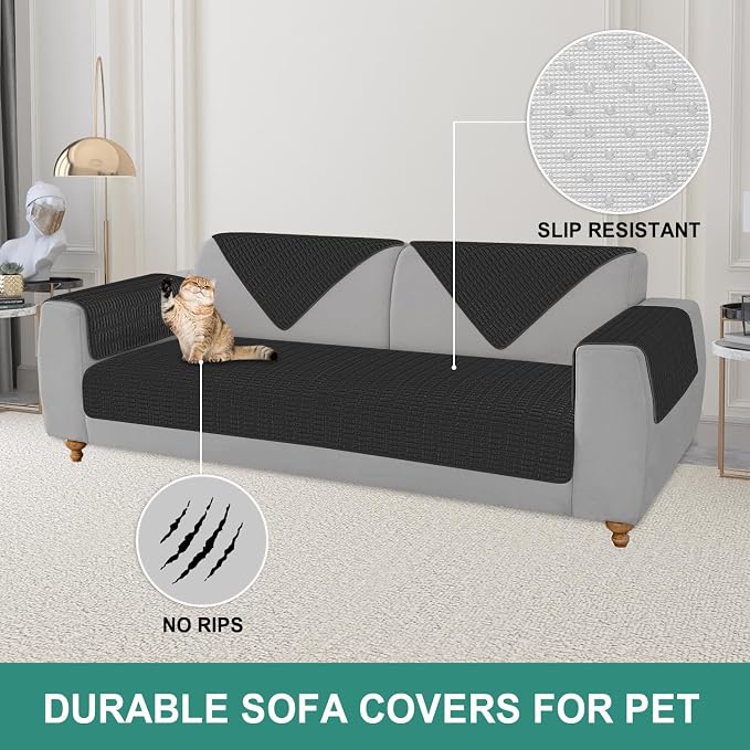 Foxdecor Couch Cover Sofa Covers Washable, Dog Bed Cover Couch Covers - Image 4