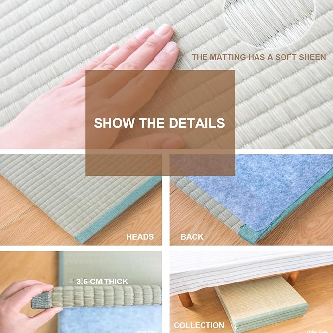 Folding Mattress Single, 3.5cm Trifold Mattresses Bed, Floor Foldable Mattresses - Image 5