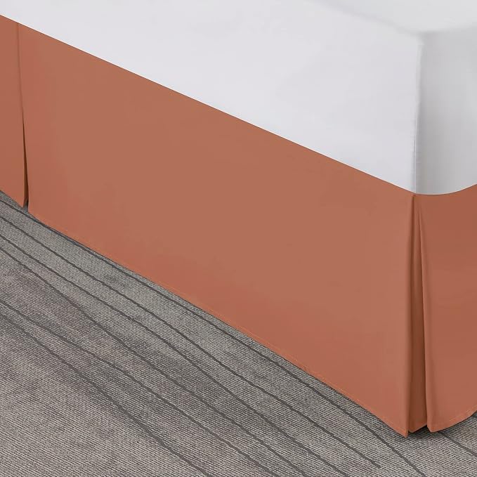 Nestl Rust Bed Skirt King Size - Image 8