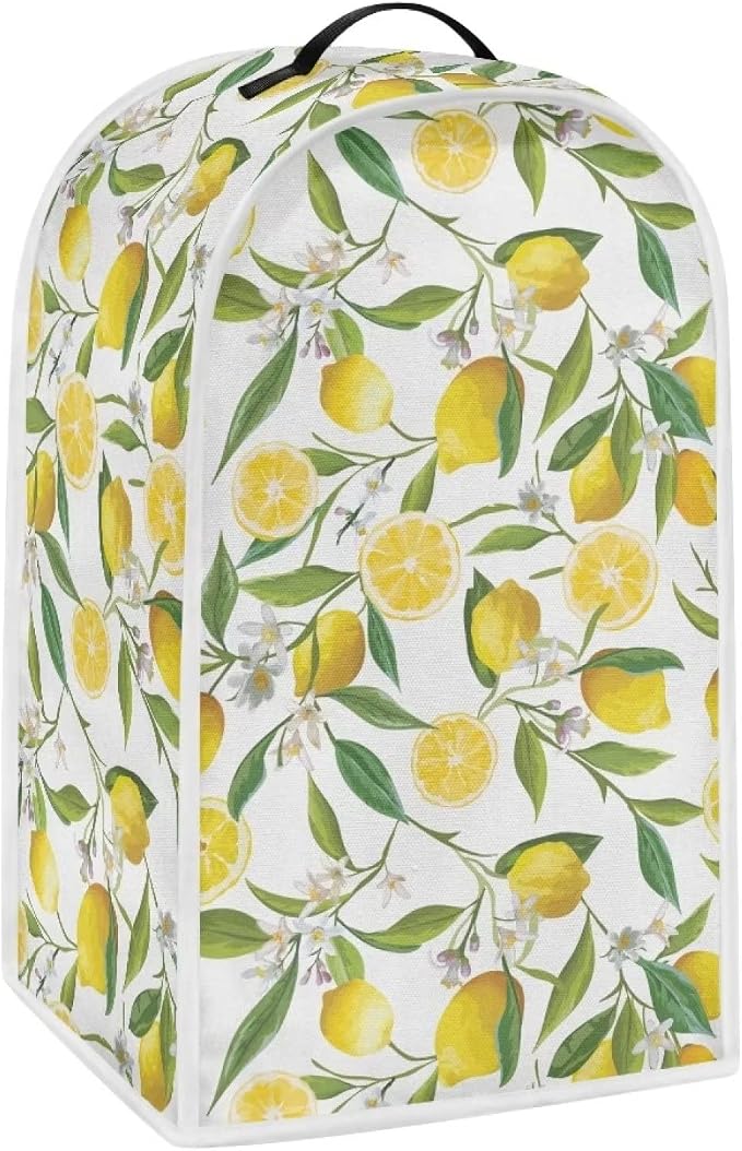 Lemon Print Blender Covers Kitchen Food Processor Covers by HUISEFOR