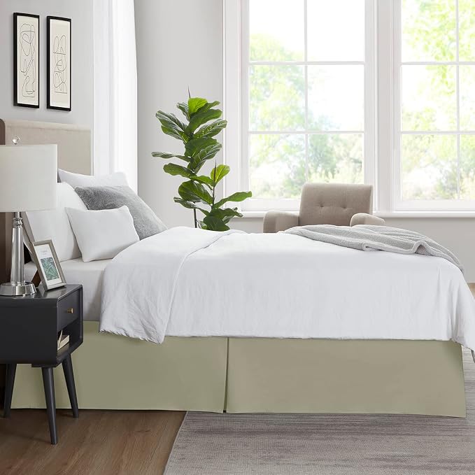 Nestl Green Bed Skirt Queen Size - Image 7