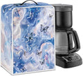 Marble Texture Butterfly Pattern Coffee Maker Covers by PJHEQOXE