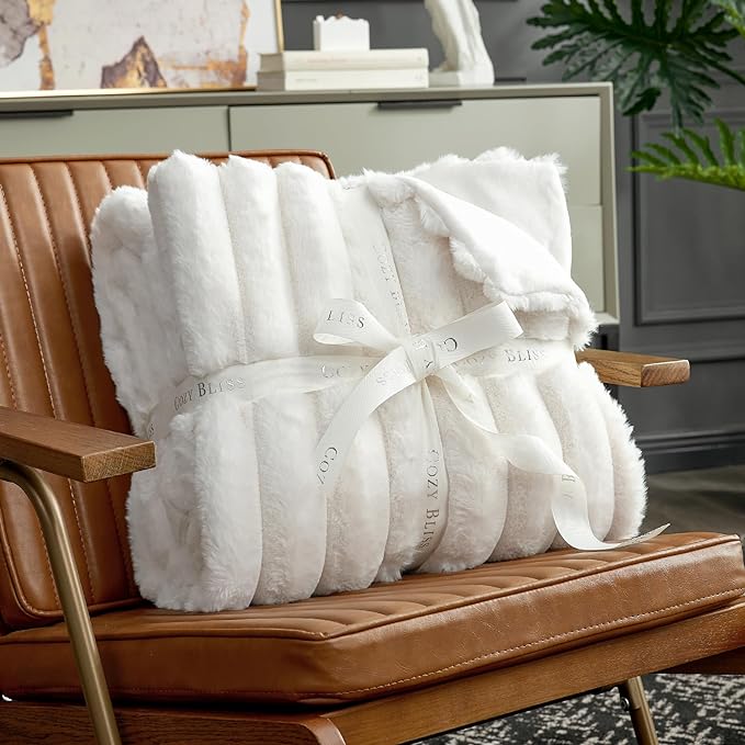 Cozy Bliss Faux Fur Throw Blanket - Image 4