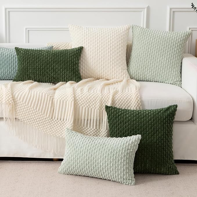 Kevin Textile 12x20 Inch Pillow Cover 1 Pack Boho Decorative Soft Striped - Image 8