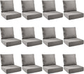 Outdoor Cushion Set for Furniture Patio Furniture, UV Resistant, Water Resistant by PLANNTONNEO