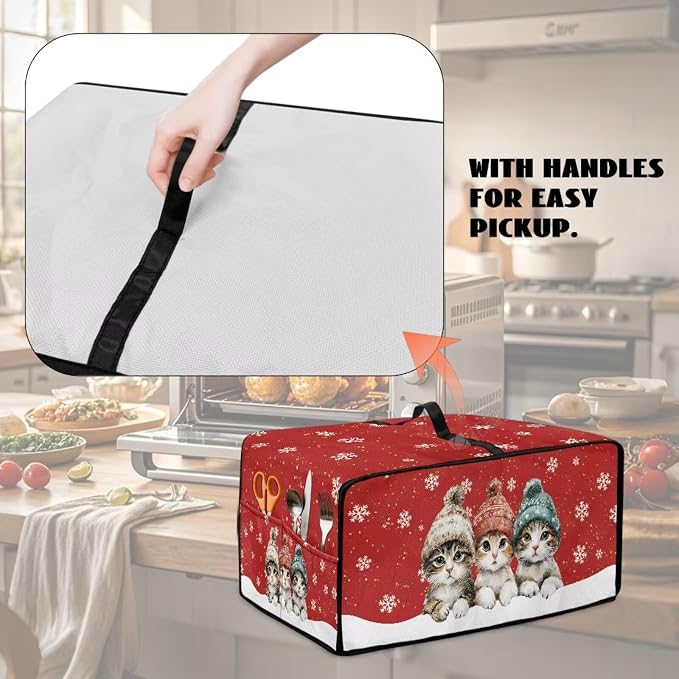 Toaster Oven Cover Dustproof Protective Countertop Convection Oven Cover - Image 4