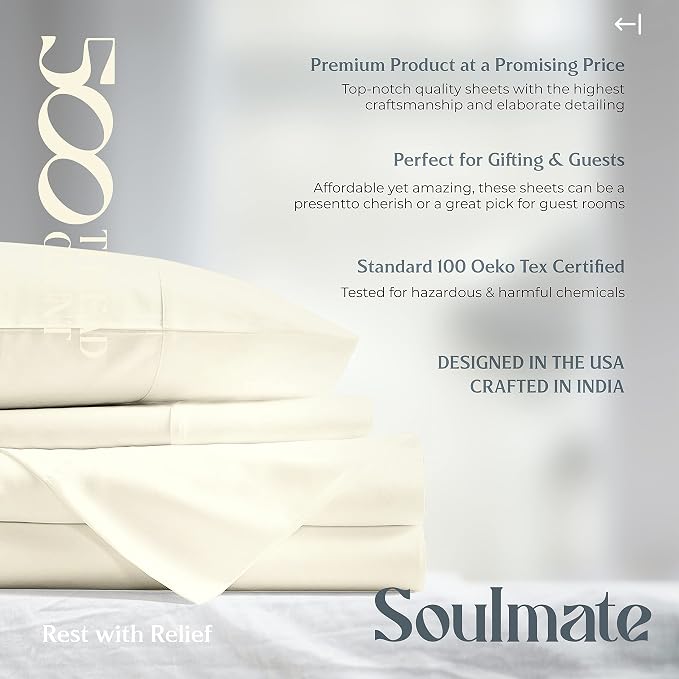 Mayfair Linen 100% Cotton Bed Sheets Queen Sheet Set - Image 7