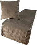 The HomeCentric King Queen Twin Gray Handmade Full 68"x18" Bed Runner by TheHomeCentric