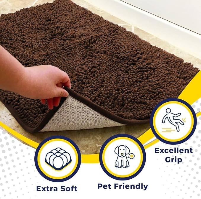 Muddy Mat® AS-SEEN-ON-TV Highly Absorbent Microfiber Door Mat and Pet Rug - Image 3