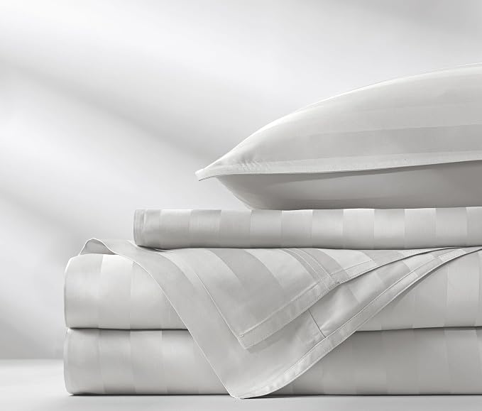 Pure Bamboo Twin Sheets, Genuine 100% Organic Viscose Derived from Bamboo Bed - Image 4