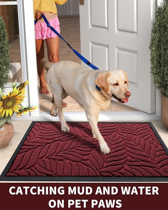 Yimobra 36x24 Large Door Mat Outdoor Indoor, All-Season Waterproof Door Mat - Image 5