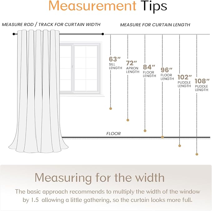 Dreaming Casa White Sheer Curtains 84 Inches Long, Rod Pocket & Back Tab Light - Image 7