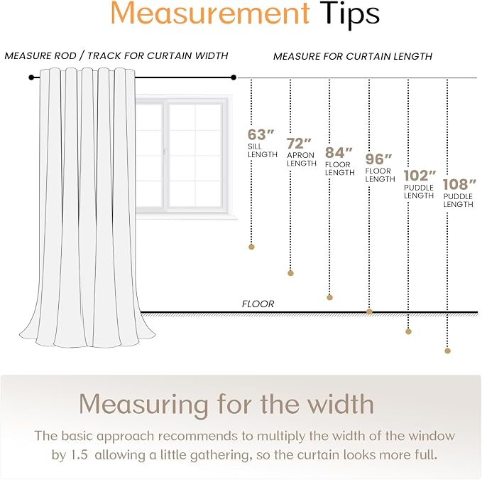 Dreaming Casa White Sheer Curtains 102 Inches Long, Rod Pocket & Back Tab Light - Image 7