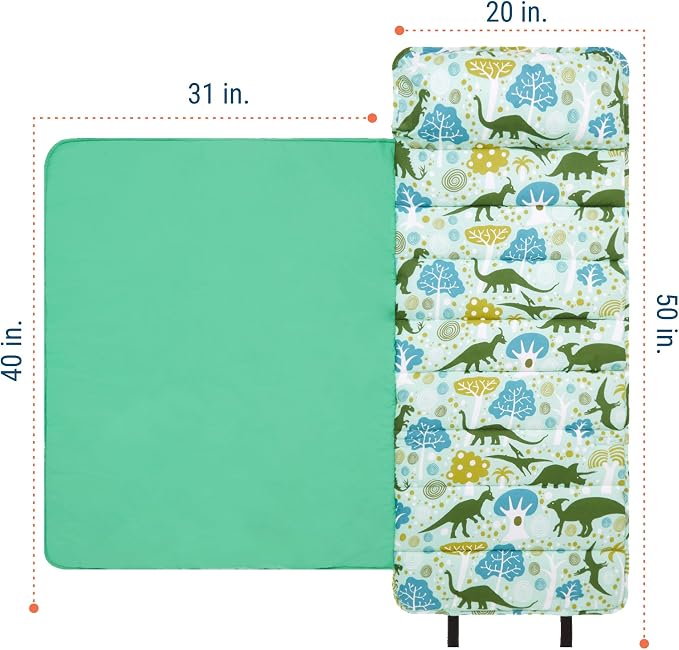 Wildkin Kids Original Nap Mat – Cozy Kids Sleep Mat - Image 5